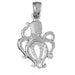 Octopus Charm Pendant 14k Gold