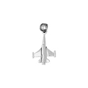 3D Airplane Charm Pendant 14k Gold