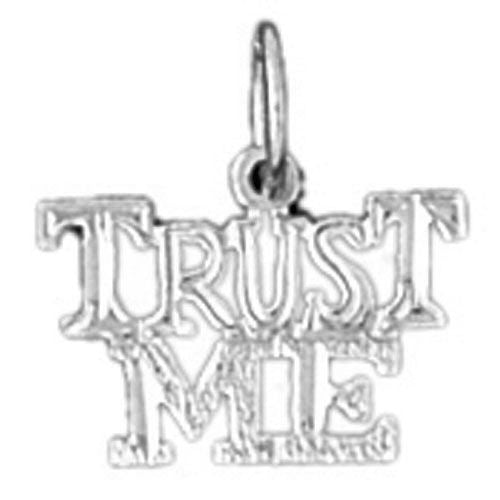 Trust Me Charm Pendant 14k Gold