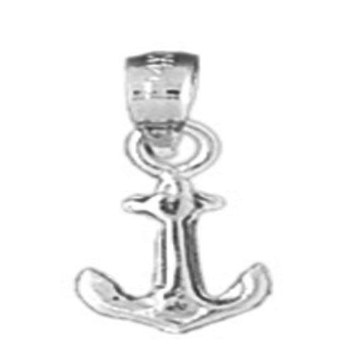 Ship Anchor Charm Pendant 14k Gold