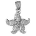 Starfish Charm Pendant 14k Gold