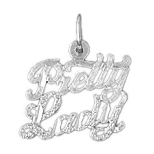 Pretty Lady Charm Pendant 14k Gold