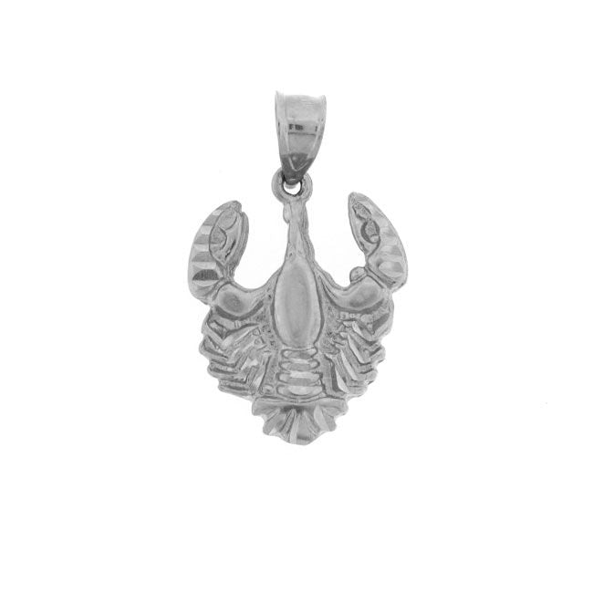 Lobster Charm Pendant 14k Gold