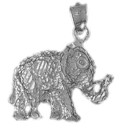 Elephant Charm Pendant 14k Gold