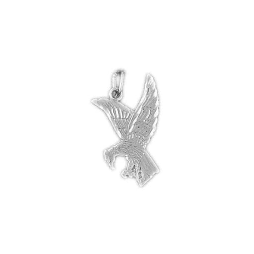 Flying Eagle Charm Pendant 14k Gold