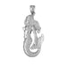 Mermaid Charm Pendant 14k Gold