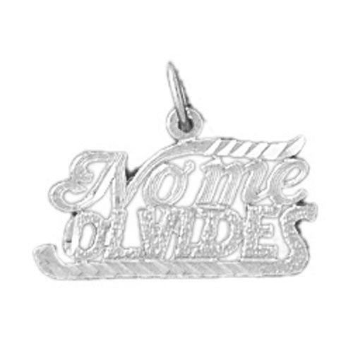 No Me Olvides Charm Pendant 14k Gold