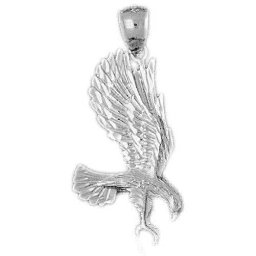 Flying Eagle Charm Pendant 14k Gold