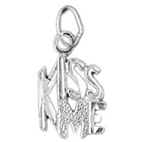 Kiss Me Charm Pendant 14k Gold
