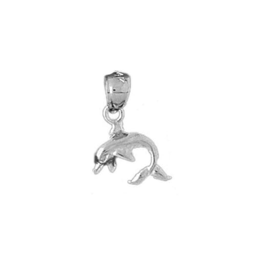 Dolphin Charm Pendant 14k Gold