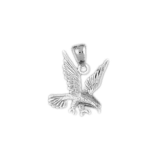 Flying Eagle Charm Pendant 14k Gold