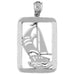 Sailboat Charm Pendant 14k Gold