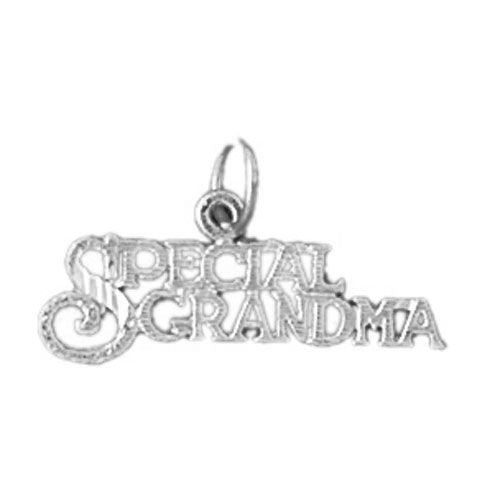 Special Grandma Charm Pendant 14k Gold