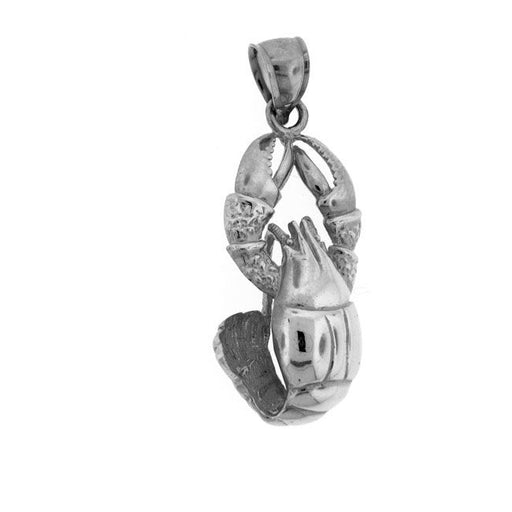 Lobster Charm Pendant 14k Gold