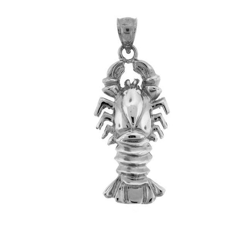 Lobster Charm Pendant 14k Gold