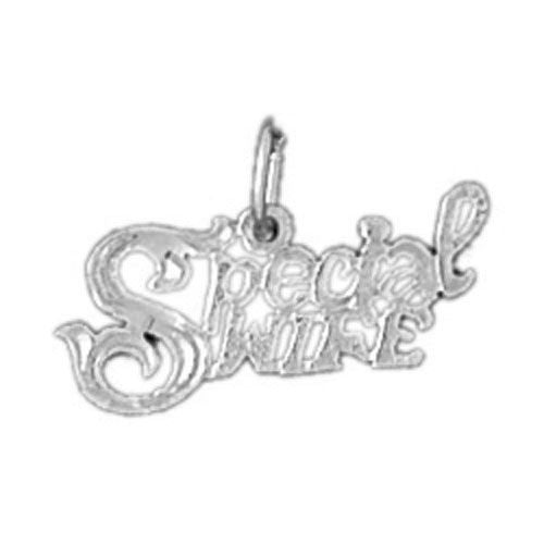 Special Wife Charm Pendant 14k Gold