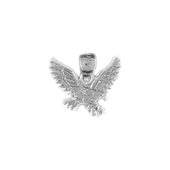 Flying Eagle Charm Pendant 14k Gold