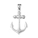 Ship Anchor Charm Pendant 14k Gold