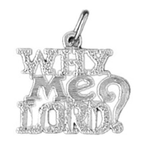 Why Me Lord? Charm Pendant 14k Gold
