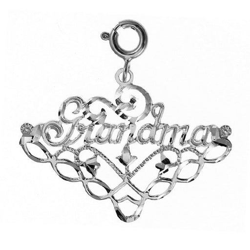 Grandma Charm Pendant 14k Gold