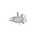 Fish Charm Pendant 14k Gold