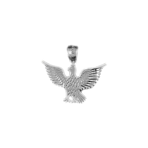 Flying Eagle Charm Pendant 14k Gold