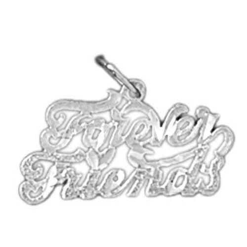 Forever Friends Charm Pendant 14k Gold