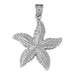 Starfish Charm Pendant 14k Gold