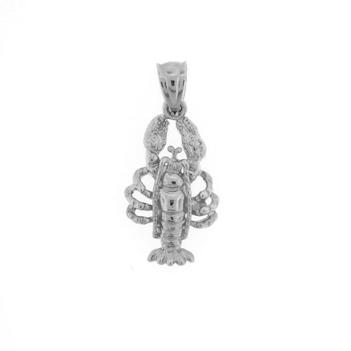 Lobster Charm Pendant 14k Gold