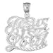 Jesus Is Lord Charm Pendant 14k Gold