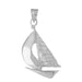 Sailboat Charm Pendant 14k Gold
