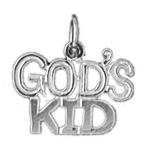 God'S Kid Charm Pendant 14k Gold