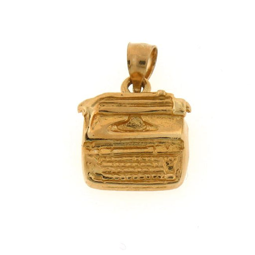 Type Machine Charm Pendant 14k Gold