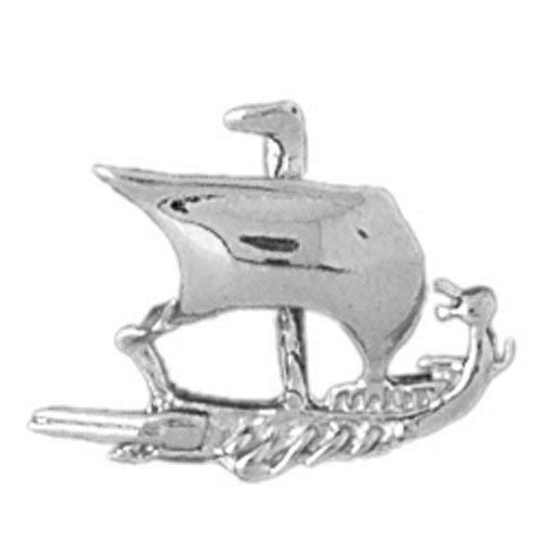 Sailboat Charm Pendant 14k Gold