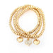 Fashion Rhinestone Heart Crystal Charm Bracelets & Bangles kc gold